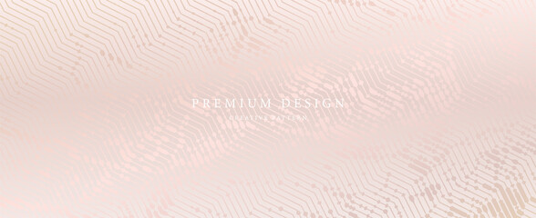 Premium background design with diagonal pink line pattern. Vector horizontal template for digital lux business banner, formal invitation, luxury voucher, prestigious gift certificate