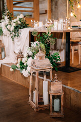 Georgeous wedding table setting. Wedding Decor.