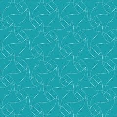 Elegant swirl and curly brush strokes seamless pattern. Hand drawn vector ink monochrome background. Painted abstract texture. Scribble lines and calligraphy wide and thin brush strokes repeat.