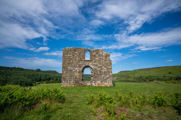 Fototapeta na wymiar Skelton Tower in the North Yorkshire Moors National Park, England
