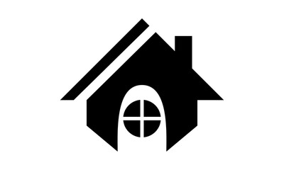 building house real estate logo