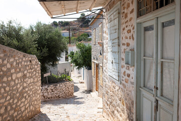 street in old town in Athens Greece 