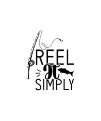 Fishing SVG Bundle, fish svg, bass svg, fish hook svg, lake svg, dad svg, rod svg, pole svg, keeping it reel svg, funny quotes svg, svg file