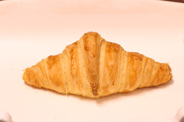 croissant on the paper