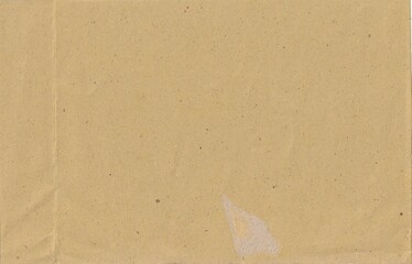 Brown paper texture for background. Close up of old paper surface. Grunge texture from recycle...