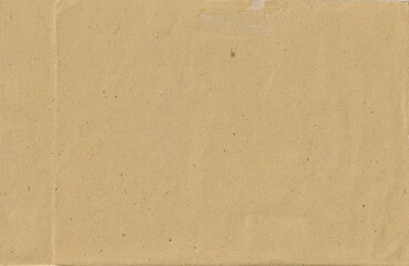 Brown paper texture for background. Close up of old paper surface. Grunge texture from recycle paper bag