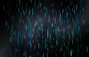 abstract dark background. digital rain - obrazy, fototapety, plakaty