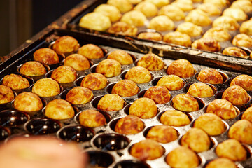 Takoyaki at the traditional market