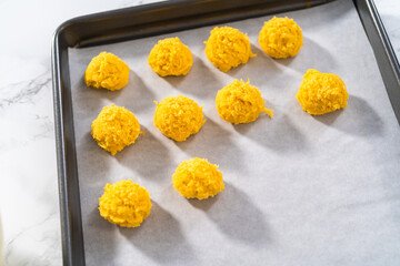 Lemon Cookies with White Chocolate