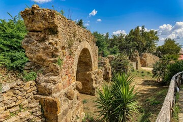 ruins of a roman villa in sicily piazza armeria
