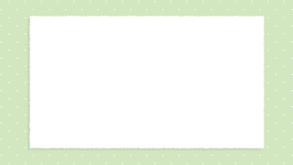 パステル×ドットの背景フレームイラスト