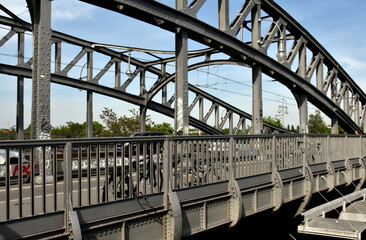 Fototapeta premium Die Bösebrücke in Berlin