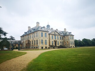 Fototapeta na wymiar A Grand House in the English Countryside