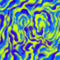 Watercolor abstract pattern. Blue, green and purple marble blurred waves