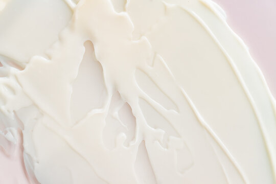 Abstract texture of a cosmetic cream. Lotion for face or body. Natural moisturizer. Skin care.