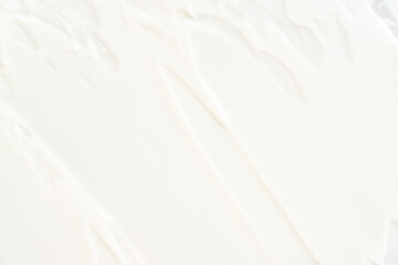 face and body cream. Texture cosmetics. Skincare product close up. Copy space