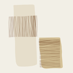 Art work with rectangular shapes