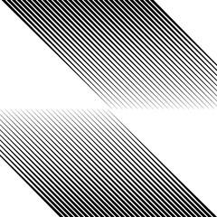 Lines pattern. Diagonal stripes illustration. Striped image. Linear background. Strokes ornament. Abstract wallpaper. Modern halftone backdrop. Digital paper, web design, textile print. Vector work