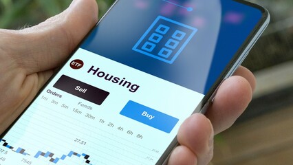 Invest in housing ETF, an investor buys or sell an etf fund.