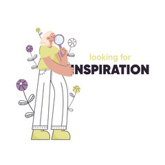 Inspiration Flat girl Creative
