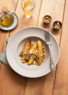 Braised endives with orange juice