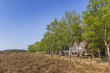 Restaurant at the Lemelerberg hill in Overijssel, Netherlands