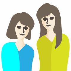 女性のイラスト