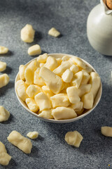 Raw White Organic Cheese Curds