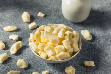 Raw White Organic Cheese Curds