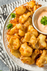Homemade Deep Fried Wisconsin Cheese Curds