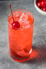 Boozy Refreshing Dirty Shirley Cocktail