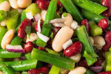 Homemade Organic Three Bean Salad