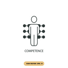 competence icons  symbol vector elements for infographic web