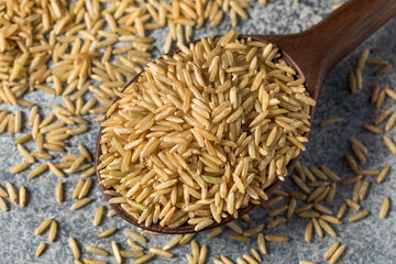 Raw Organic Dry Brown Rice