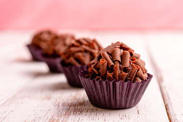 Brigadeiros de chocolate