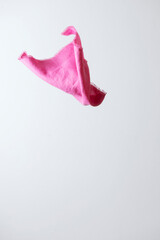 Intensive pink linen napkin