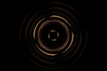 Sfondo nero con cerchi