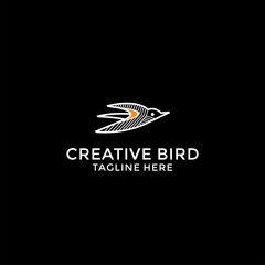 Bird logo icon design vector 