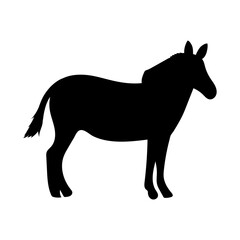 horse silhouette icon