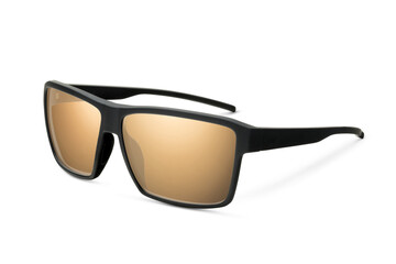 Sunglass | Beach Bronze color stylish sunglasses isolated on white background