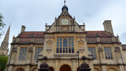 The medieval buildings in Oxford
