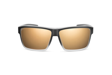 Sunglass | Beach Bronze color stylish sunglasses isolated on white background