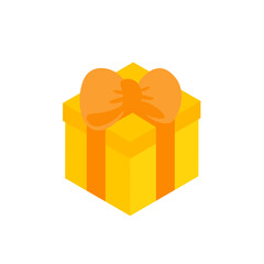 gift box decorated with colorful ribbons