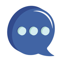 blue speech bubble