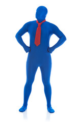 Blue: Superhero Businessman