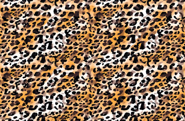 a metered pattern suitable for textiles consisting of wild animal skin