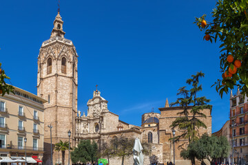 Fototapeta na wymiar Valencia Cathedral, Spain