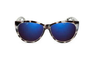 Sunglass | Blue Indigo color stylish sunglasses isolated on white background