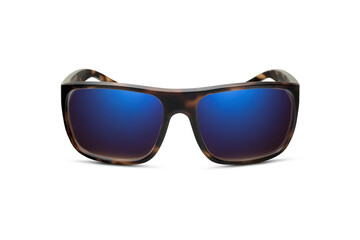 Sunglass | Blue Indigo color stylish sunglasses isolated on white background