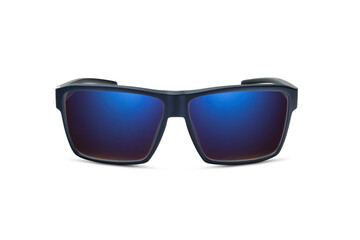 Sunglass | Blue Indigo color stylish sunglasses isolated on white background